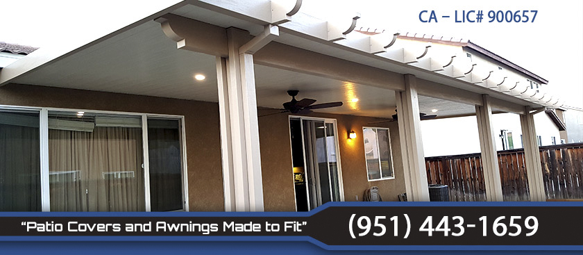 Alumawood patio covers in menifee and moreno valley in Perris Temecula
