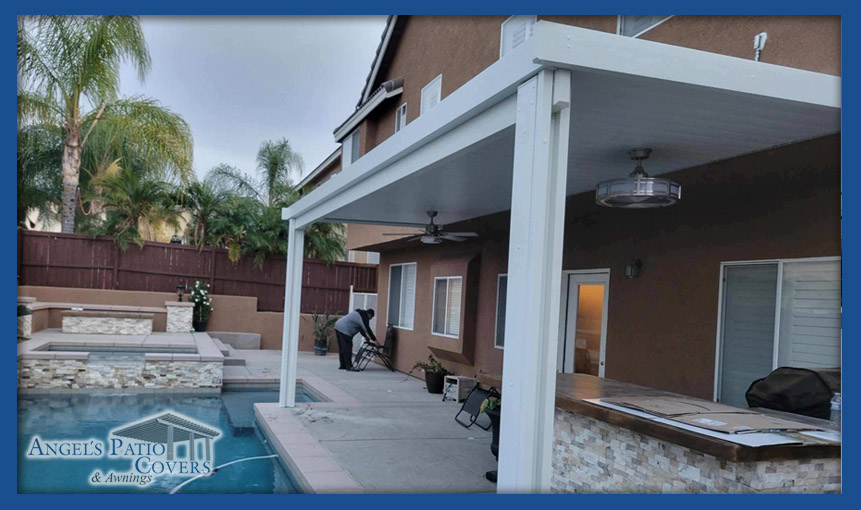 Alumawood patio covers in menifee and moreno valley in Perris Temecula san jancinto, hemet, winchester, menifee, eastvale